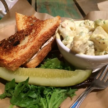 State 48 Tavern - Brie melt with a side of potato salad - Sports Bars Near Me - Page, Arizona State 48 Tavern - Brie melt with a side of potato salad - Sports Bars Near Me - Page, Arizona