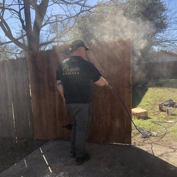 Ameristain - Dallas Fence Company / Painter / General Contractor - Staining fence.. - Fences & Gates Near Me