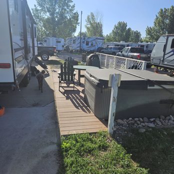 Koa Lakeside - View of site 20 from the rear. - RV Parks Near Me - Fort Collins, Colorado Koa Lakeside - View of site 20 from the rear. - RV Parks Near Me - Fort Collins, Colorado