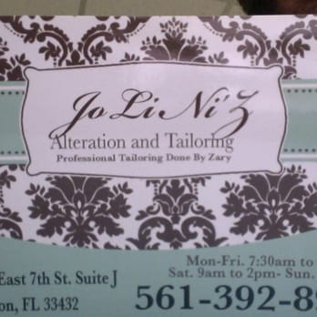 Jolini'z Alterations - Sewing & Alterations Near Me - Boca Raton, Florida Jolini'z Alterations - Sewing & Alterations Near Me - Boca Raton, Florida