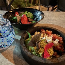 Guacamole and chips