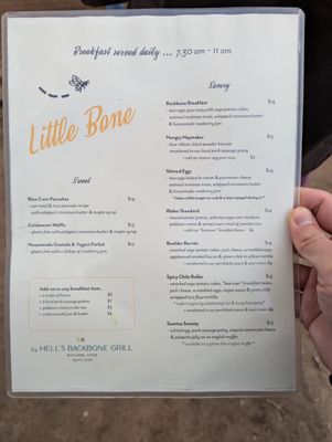 Menu photo 1 Little Bone by Hell's Backbone Grill Boulder, UT Menu photo 1 Little Bone by Hell's Backbone Grill Boulder, UT