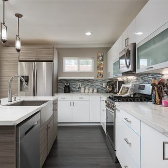 Tibi Home Design - a kitchen with white cabinets and white countertops - General Contractors Near Me - San Diego, California Tibi Home Design - a kitchen with white cabinets and white countertops - General Contractors Near Me - San Diego, California
