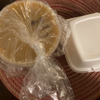 Bua Thai Cuisine - Packaging on L3. Massaman curry and rice - Thai Near Me - Durham, North Carolina