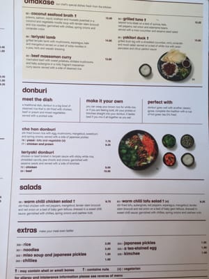 Menu photo 2 Wagamama London, XGL Menu photo 2 Wagamama London, XGL