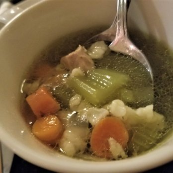 Deutschland Downtown - Soup of the day (rustic chicken noodle) - German Near Me - Fredericksburg, Virginia