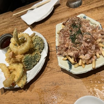 Amakara - Takoyaki Fries - With Toppings tempura - Sushi Bars Near Me - Dublin, California