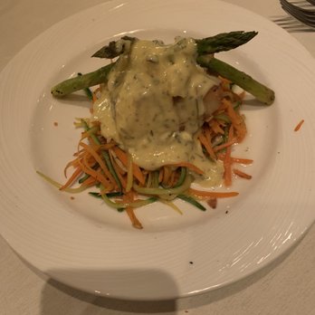 Eddie Merlot's - Sea bass Oscar... absolutely delicious! - Steakhouses Near Me - Cincinnati, Ohio