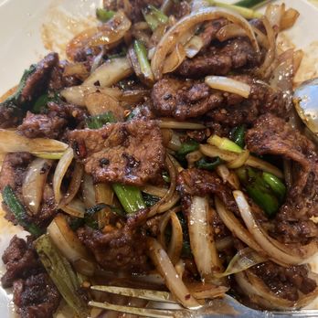 Iron Wok - Mongolian Beef 蒙古牛肉 - Chinese Near Me - Placerville, California