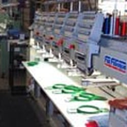 Fox Fabrique - embroidery machines in action