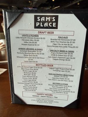 Menu photo 1 Sam's Place Nashville, TN Menu photo 1 Sam's Place Nashville, TN