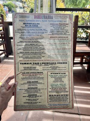 Menu photo 5 Barra Barra San Diego, CA Menu photo 5 Barra Barra San Diego, CA