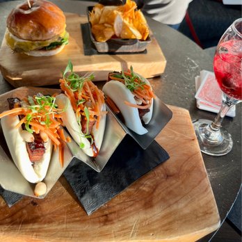 High Rail: Rooftop Bar + Space - Pork bao buns and burger - American Near Me - Chattanooga, Tennessee High Rail: Rooftop Bar + Space - Pork bao buns and burger - American Near Me - Chattanooga, Tennessee