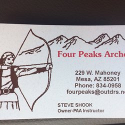 Four Peaks Archery - The owner is nice and there is a large supply.
