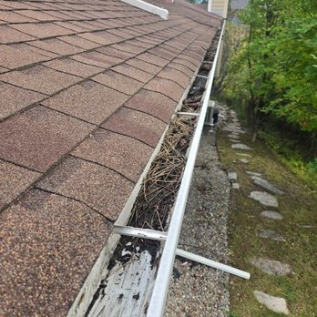 Flathead Gutters - Years of neglect getting mucked out. - Gutter Services Near Me - Columbia Falls, Montana