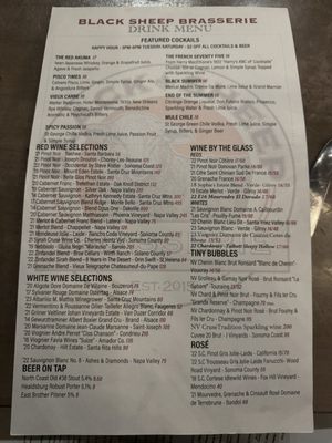 Menu photo 7 Black Sheep Brasserie San Jose, CA