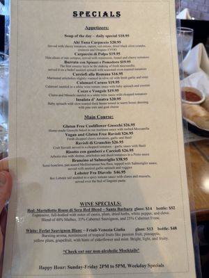 Menu photo 4 Buon Appetito San Diego, CA Menu photo 4 Buon Appetito San Diego, CA