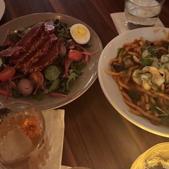 Saints + Council - Tuna Nicoise salad & Mediterranean pasta - Breakfast & Brunch Near Me - Atlanta, Georgia Saints + Council - Tuna Nicoise salad & Mediterranean pasta - Breakfast & Brunch Near Me - Atlanta, Georgia