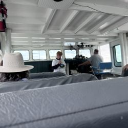 Donelda's Puffin Boat Tours - Donelda sharing history and information