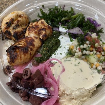Luna Grill Eastlake - Pick up - Santorini Chicken Bowl - Mediterranean Near Me - Chula Vista, California Luna Grill Eastlake - Pick up - Santorini Chicken Bowl - Mediterranean Near Me - Chula Vista, California