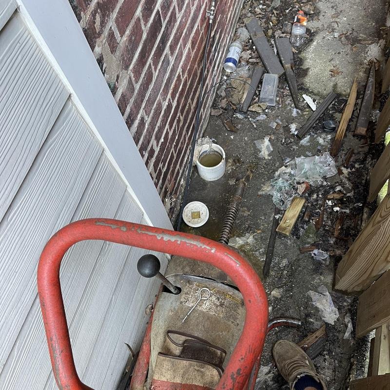 Slide of Blackwater Drain Cleaning