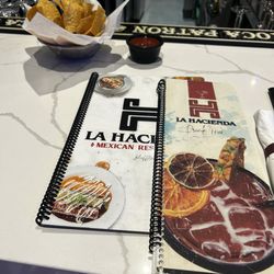 La Hacienda Mexican Restaurant - Menus and chips n salsa