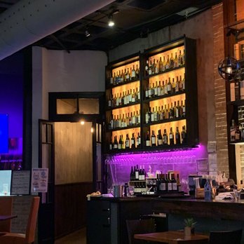 Jamon Jamon - The cool looking bar wall - Tapas Bars Near Me - San Juan, Puerto Rico