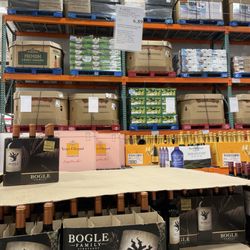 Costco Food Court - Good deal on bogel wine