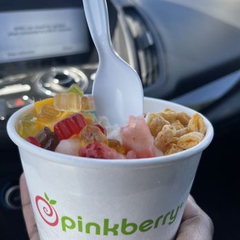 Pinkberry - Medium Yogurt with 5 Toppings - Ice Cream & Frozen Yogurt Near Me - Culver City, California Pinkberry - Medium Yogurt with 5 Toppings - Ice Cream & Frozen Yogurt Near Me - Culver City, California