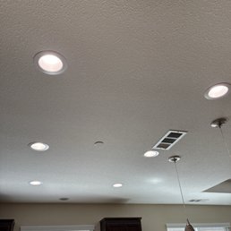 My new LED lights in the kitchen. My new LED lights in the kitchen.
