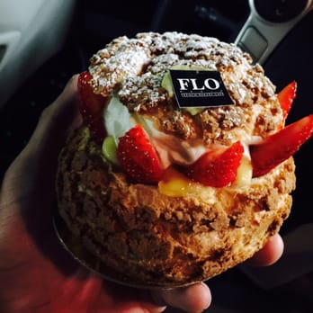 Flo Paris - Strawberry cream puff - Bakeries Near Me - Houston, Texas Flo Paris - Strawberry cream puff - Bakeries Near Me - Houston, Texas