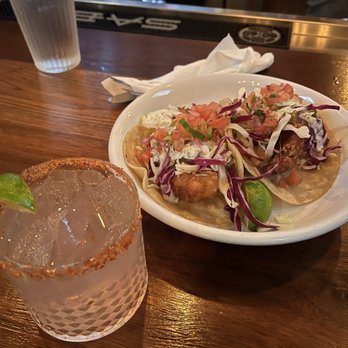 Bread & Barley - Fried fish tacos and a watermelon cucumber margarita - Gastropubs Near Me - Covina, California