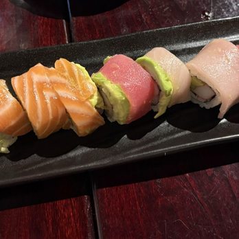 Kusshi - Rainbow Sushi Roll - Sushi Bars Near Me - Silver Spring, Maryland Kusshi - Rainbow Sushi Roll - Sushi Bars Near Me - Silver Spring, Maryland