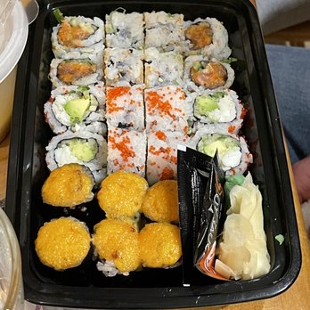 Sushi Yoshi - One of two trays ordered - Chinese Near Me - Killington, Vermont