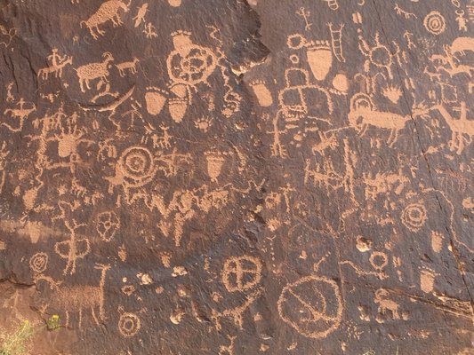 Newspaper Rock State Historical Monument by null