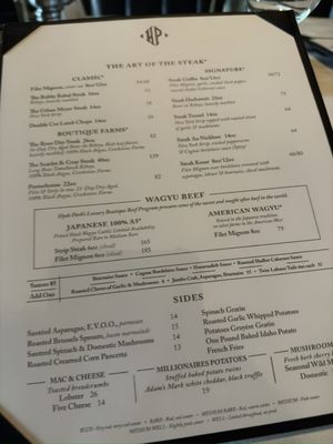 Menu photo 8 Hyde Park Prime Steakhouse Columbus, OH Menu photo 8 Hyde Park Prime Steakhouse Columbus, OH