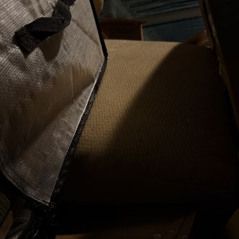 College Hunks Hauling Junk & Moving - Frederick - this sofa upholstery was supposed to be covered - it is silk mohair and not a piece was covered as contracted. - Movers Near Me - Frederick, Maryland