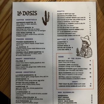 La Dosis Coffee + Cocktails - Cocktail menu - Coffee & Tea Near Me - Cedar Park, Texas La Dosis Coffee + Cocktails - Cocktail menu - Coffee & Tea Near Me - Cedar Park, Texas