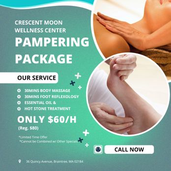Crescent Moon Wellness Center - Massage Near Me - Braintree, Massachusetts