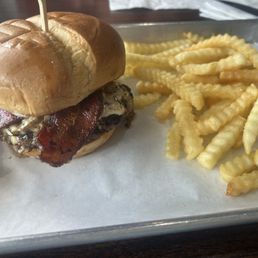 Bacon and Blue Cheese Burger
