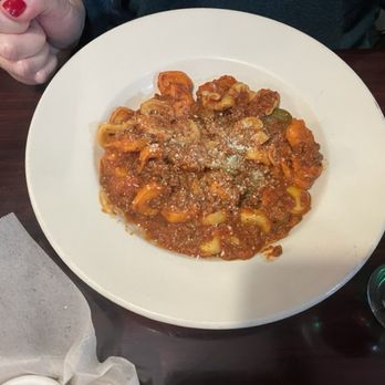Italian Cravings - Was supposed to be Cheese Ravioli with meat sauce, but ended up being Tortellini Bolognese. - Italian Near Me - San Clemente, California Italian Cravings - Was supposed to be Cheese Ravioli with meat sauce, but ended up being Tortellini Bolognese. - Italian Near Me - San Clemente, California