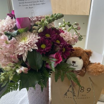 Palm Pediatrics - Sent a beautiful floral arrangement and stuffy during our daughters stay at the hospital - Pediatricians Near Me - Coral Springs, Florida Palm Pediatrics - Sent a beautiful floral arrangement and stuffy during our daughters stay at the hospital - Pediatricians Near Me - Coral Springs, Florida