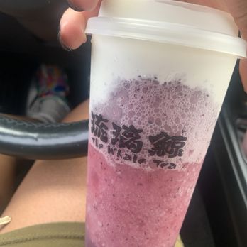 The Whale Tea - Milk Foam Grape Tea - Bubble Tea Near Me - Yorktown, Virginia