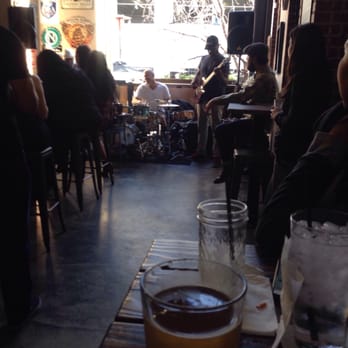 Kings Row Gastropub - Me sitting next to the live band drinking a beer on a Sunday. :) - Gastropubs Near Me - Pasadena, California