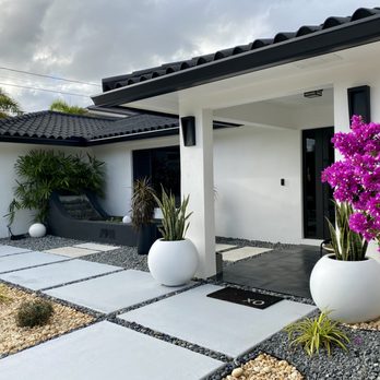 Lopez Landscaping & Design - the front of the house - Landscape Architects or Designers Near Me - West Palm Beach, Florida