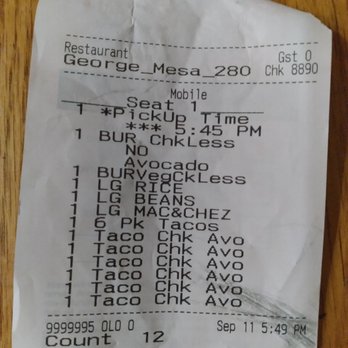 El Pollo Loco - Receipt without store number or survey ID - Fast Food Near Me - Menifee, California El Pollo Loco - Receipt without store number or survey ID - Fast Food Near Me - Menifee, California