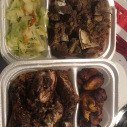Curry Goat & JerkChicken, So good! I would eat here everyday if I could!
