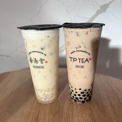 TP Tea - Jasmine milk tea with qq noodle and classic boba milk tea