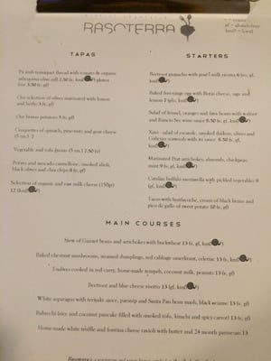 Menu photo 3 Rasoterra Barcelona, B Menu photo 3 Rasoterra Barcelona, B