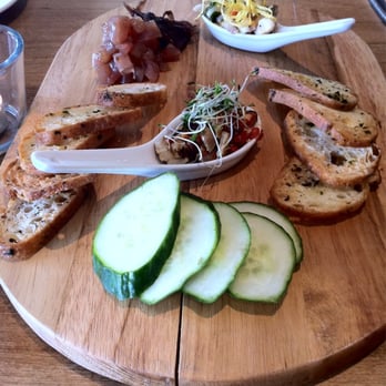 PORT - Seafood charcuterie board: shrimp ceviche, tuna tartare and salmon salad - Seafood Near Me - Pickering, Ontario PORT - Seafood charcuterie board: shrimp ceviche, tuna tartare and salmon salad - Seafood Near Me - Pickering, Ontario